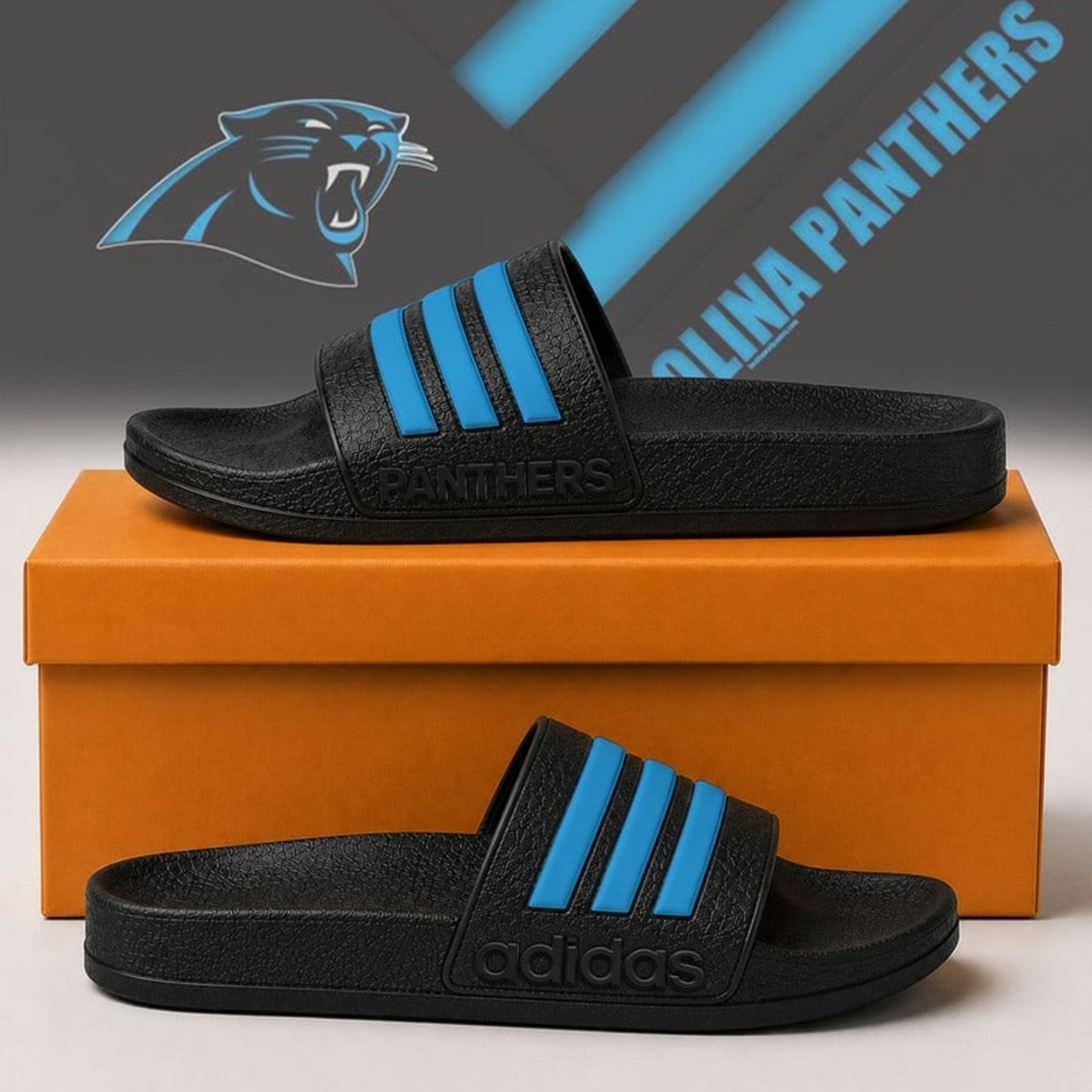 Premium NFL x CAR Adidas Slide Slippers NDT NHM 040626