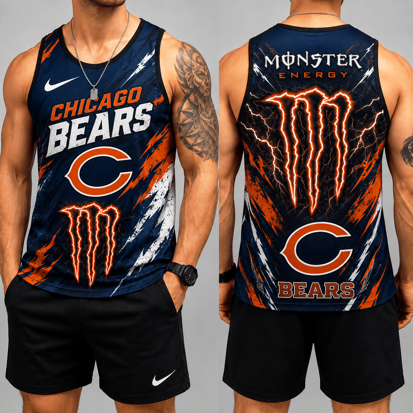 Premium NFL x CHI Energy Claw Sport Tank Top 120626