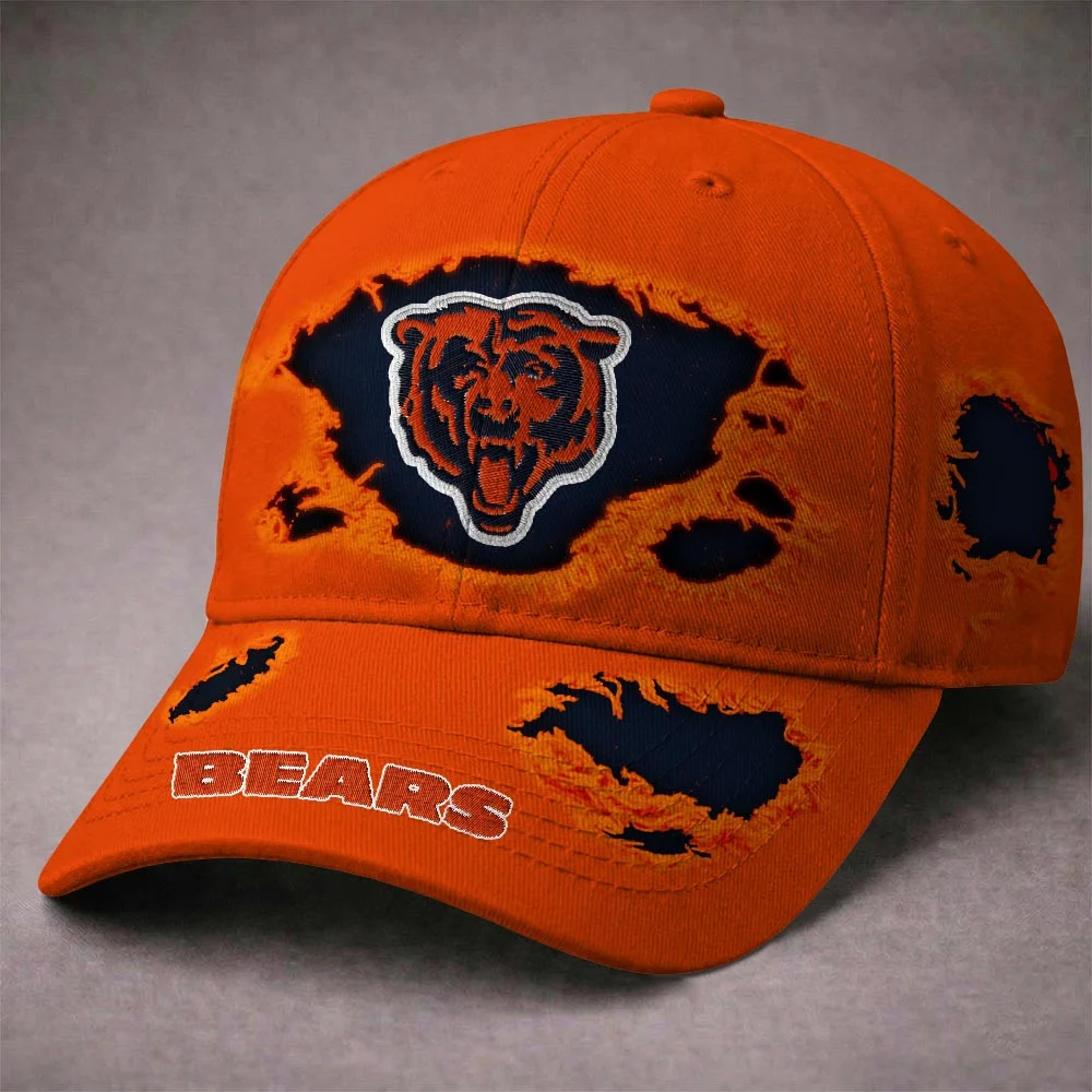 Premium NFL x CHI Scratch Pattern Cap DATND TANTD 250526