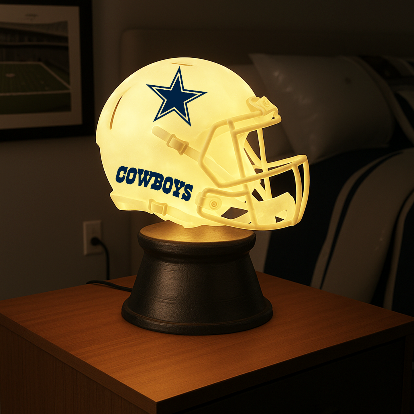 Premium NFL x DAL LED Helmet Night Light DATND NMD TANTD