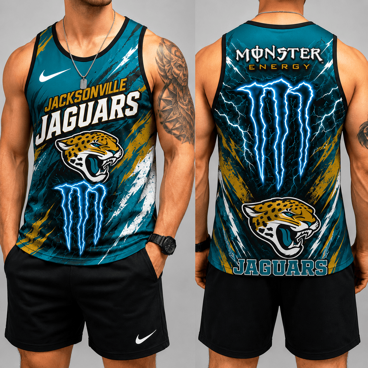 Premium NFL x JAX Energy Claw Sport Tank Top 120626