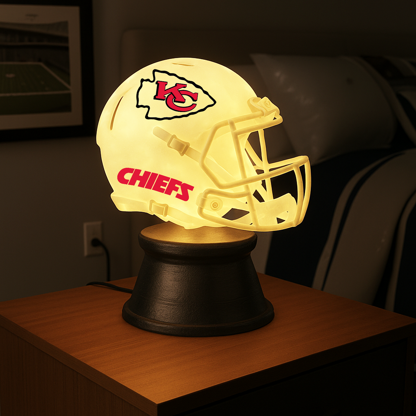 Premium NFL x KCC LED Helmet Night Light DATND NMD TANTD