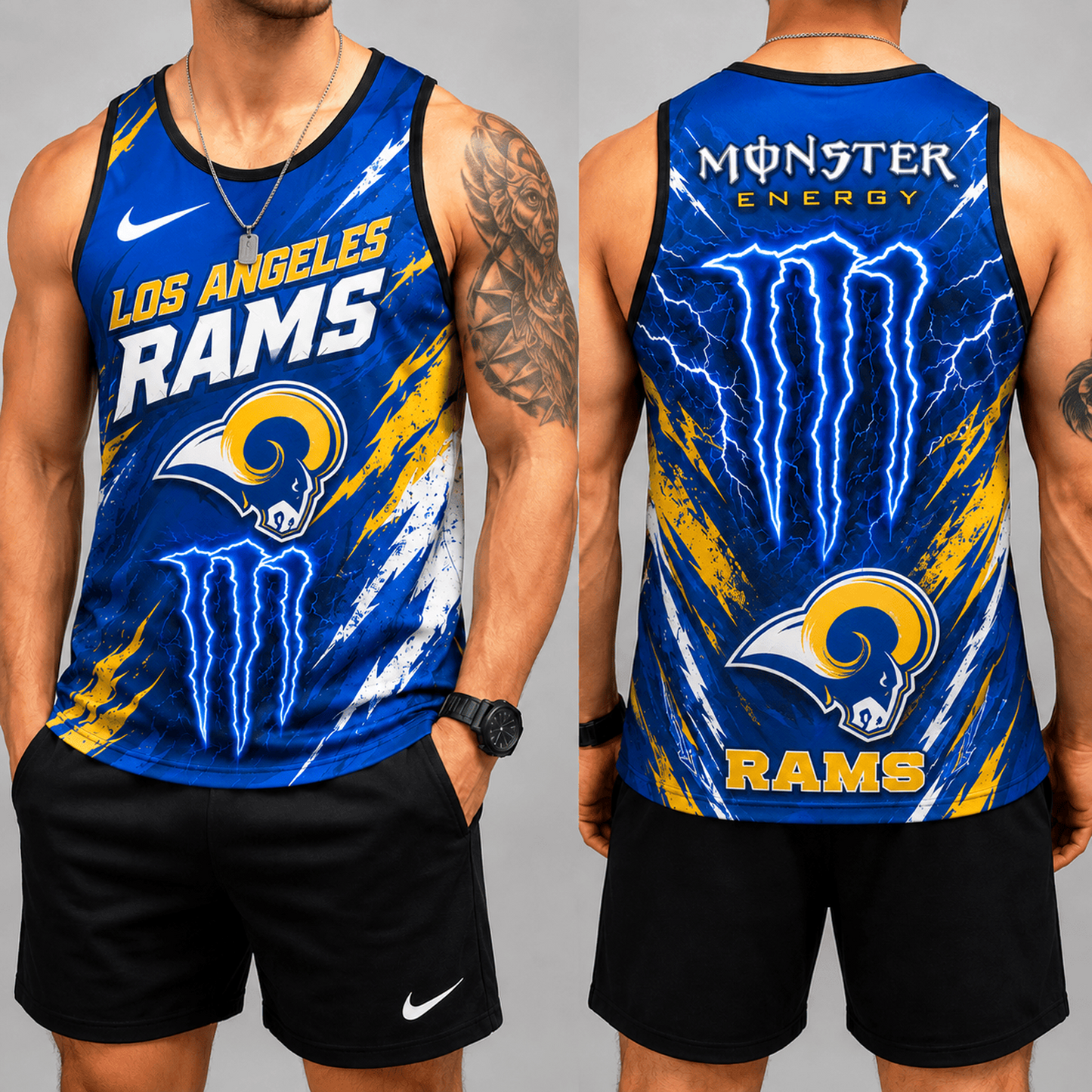 Premium NFL x LAR Energy Claw Sport Tank Top 120626