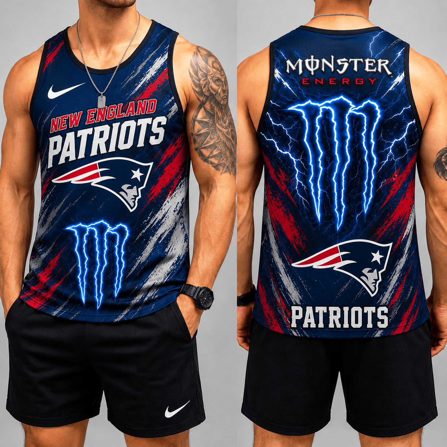 Premium NFL x NEP Energy Claw Sport Tank Top 120626