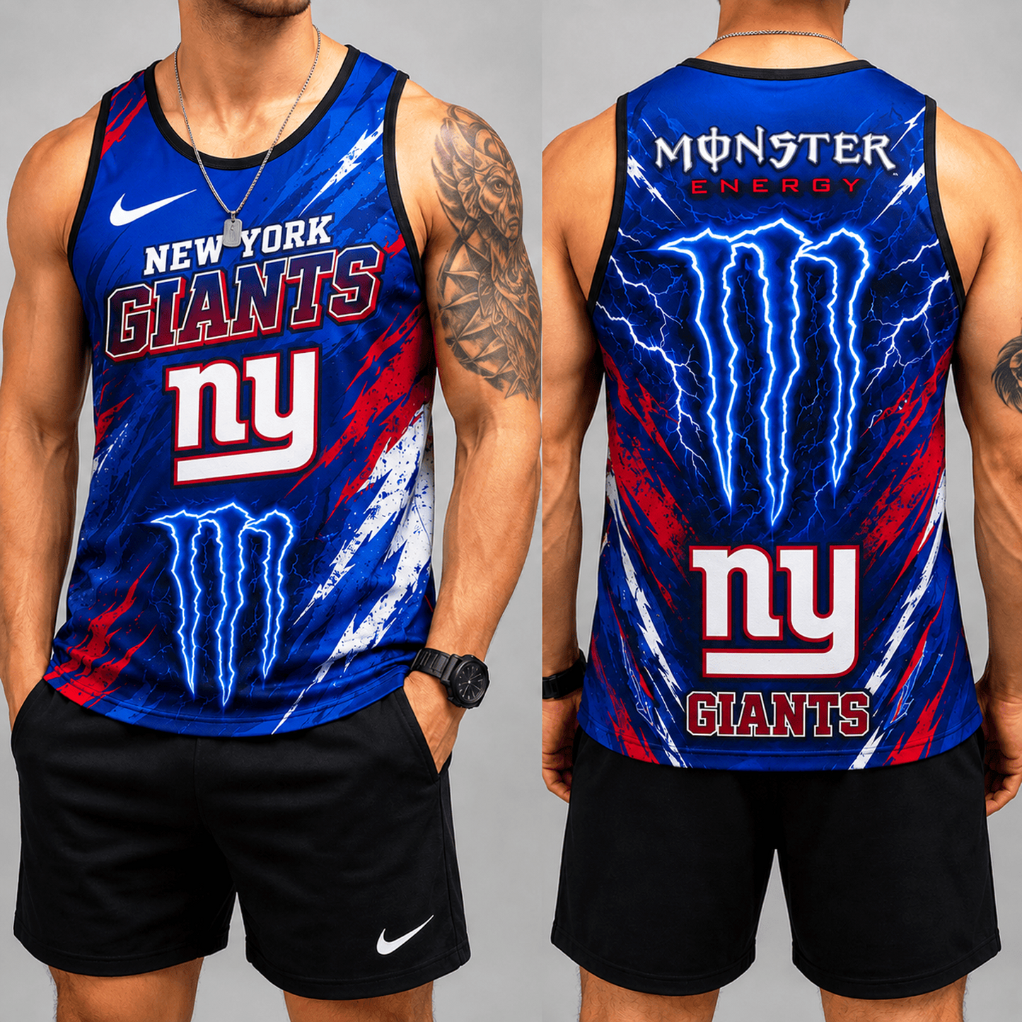 Premium NFL x NYG Energy Claw Sport Tank Top 120626