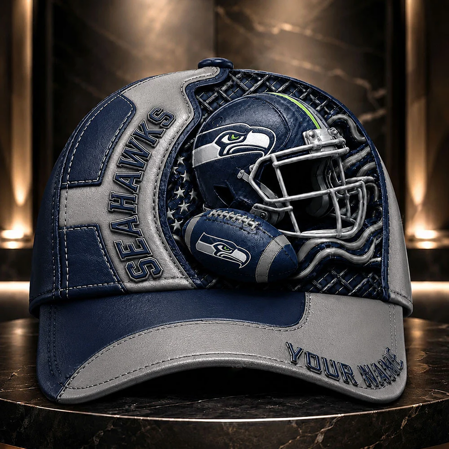 Premium NFL x SEA 3D Custom Cap DATND TANTD 280526