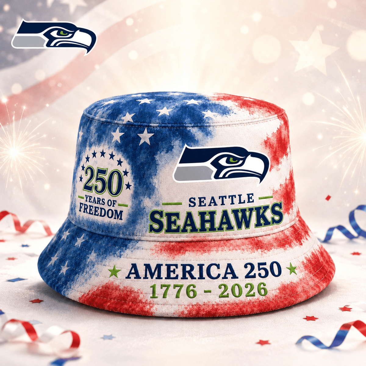 Premium NFL x SS 250 Years Of Freedom Bucket Hat 120625