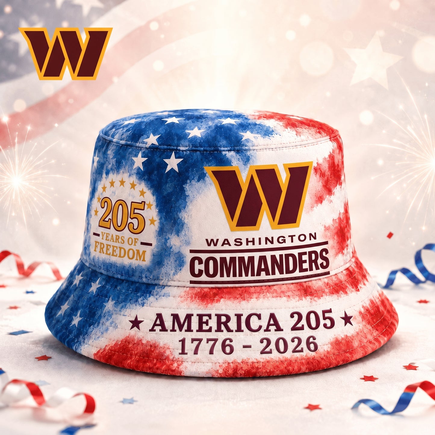 Premium NFL x WC 250 Years Of Freedom Bucket Hat 120625