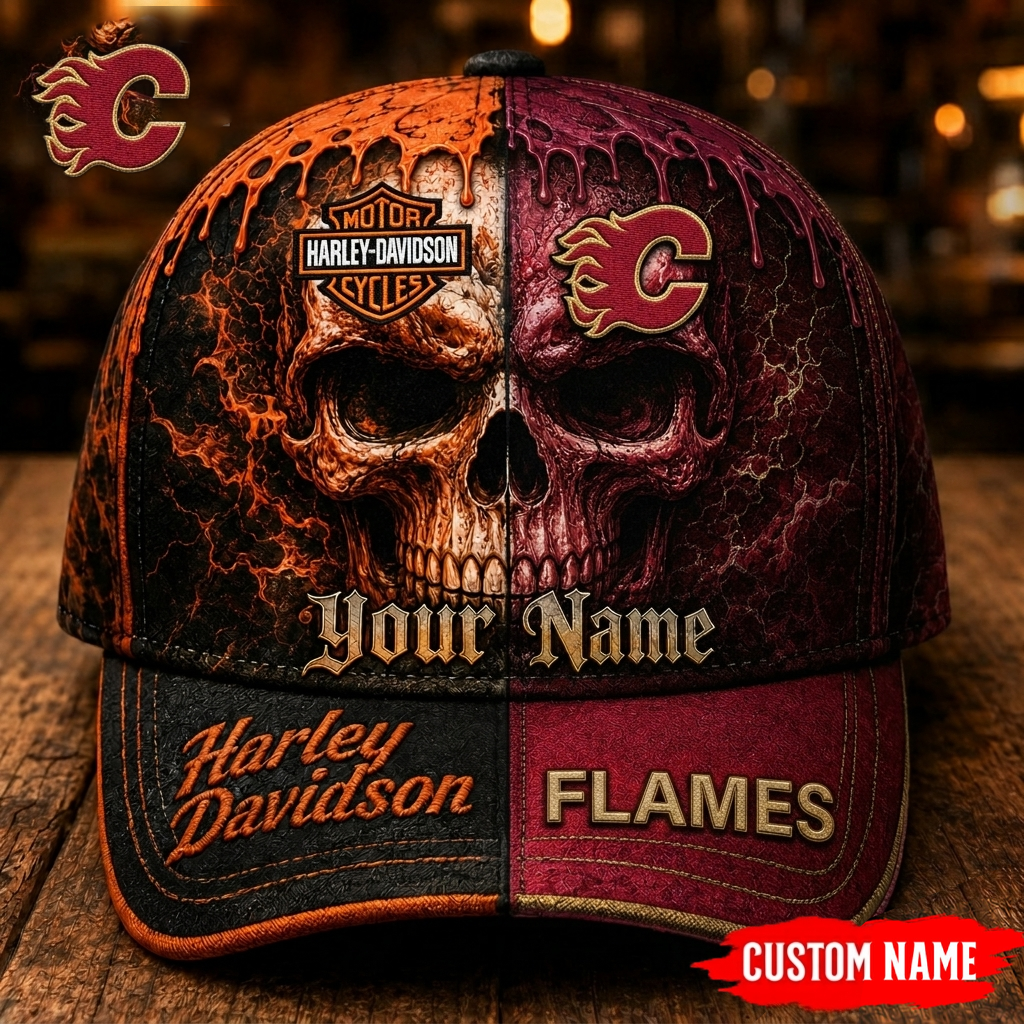 Premium NHL CF Harley Davidson Split Skull Classic Cap V38 NMD CTKT