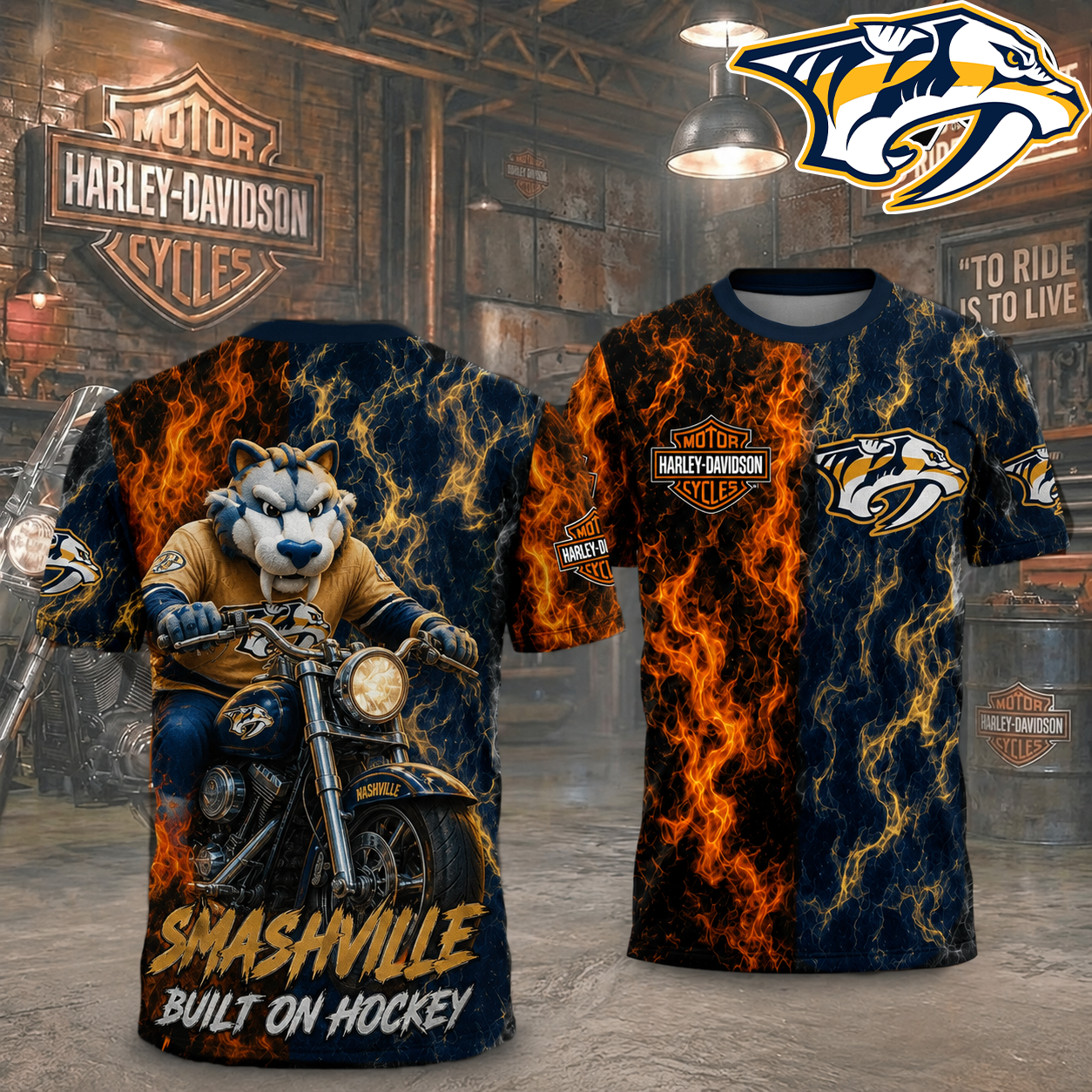 Premium NHL NP Harley Davidson Pride T-shirt V8 NMD CTKT