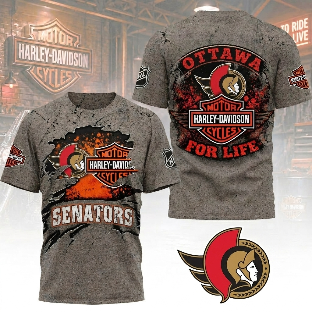 Premium NHL OS x Harley Davidson For Life T-shirt V5 NMD CTKT