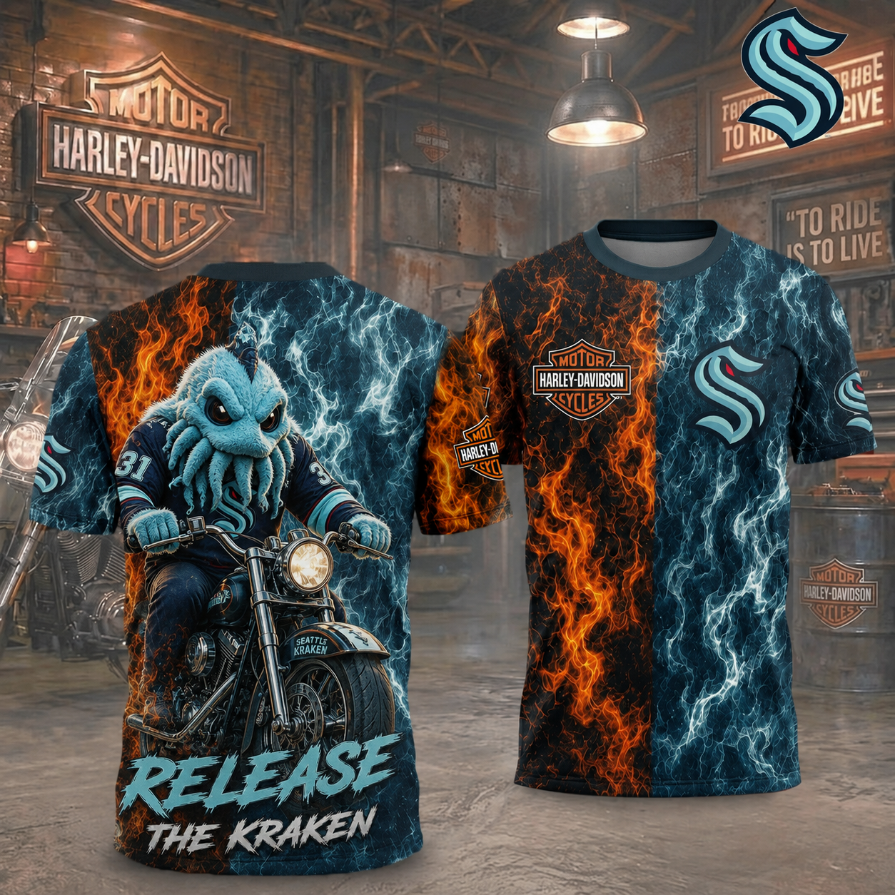 Premium NHL SK Harley Davidson Pride T-shirt V8 NMD CTKT