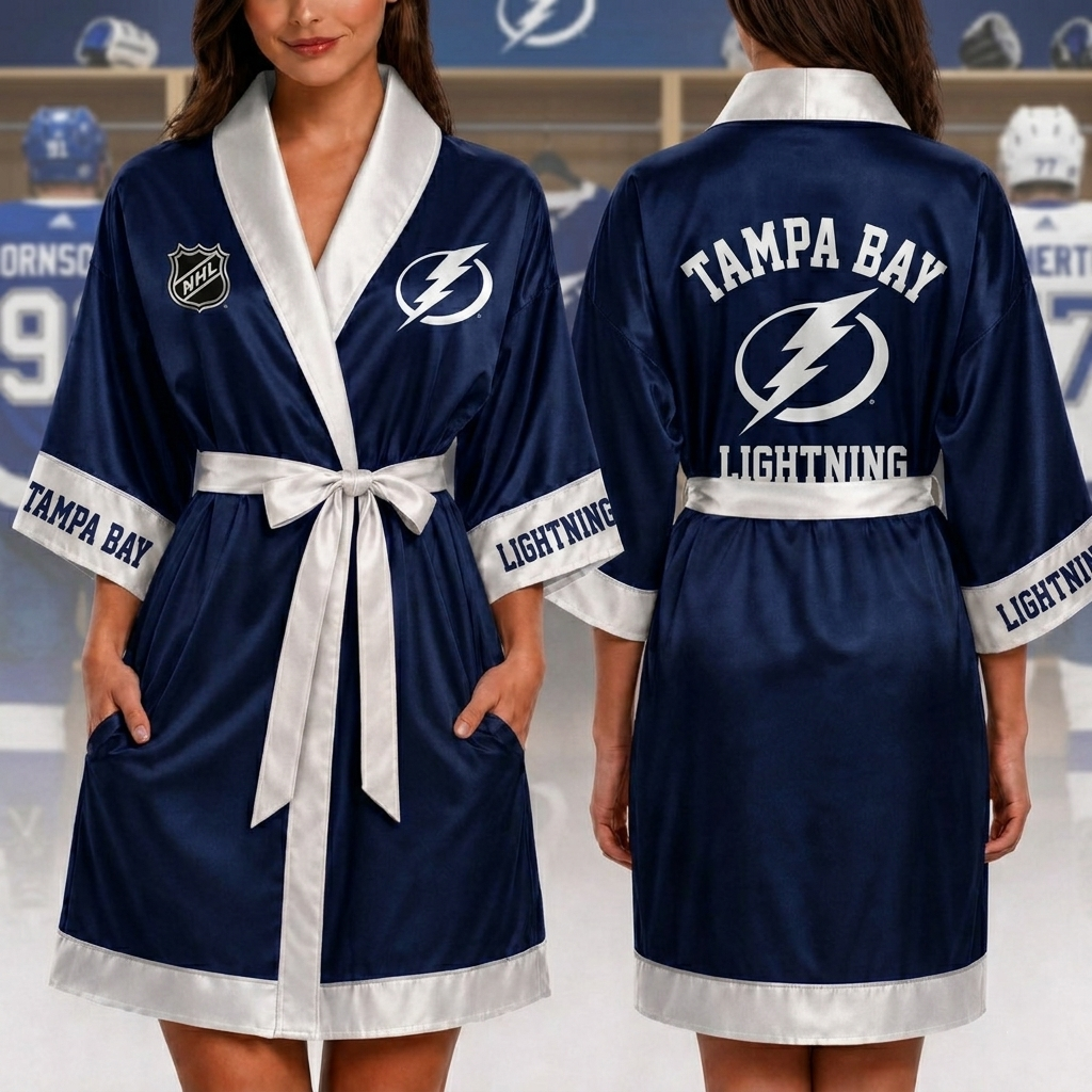Premium NHL TBL Game Day Bathrobe V1 NMD CTKT