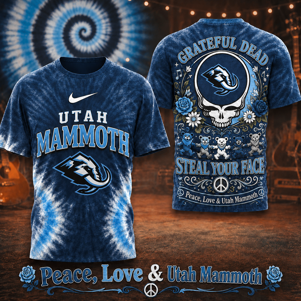 Premium NHL UM Peace Love Greateful T-shirt V6 NMD CTKT