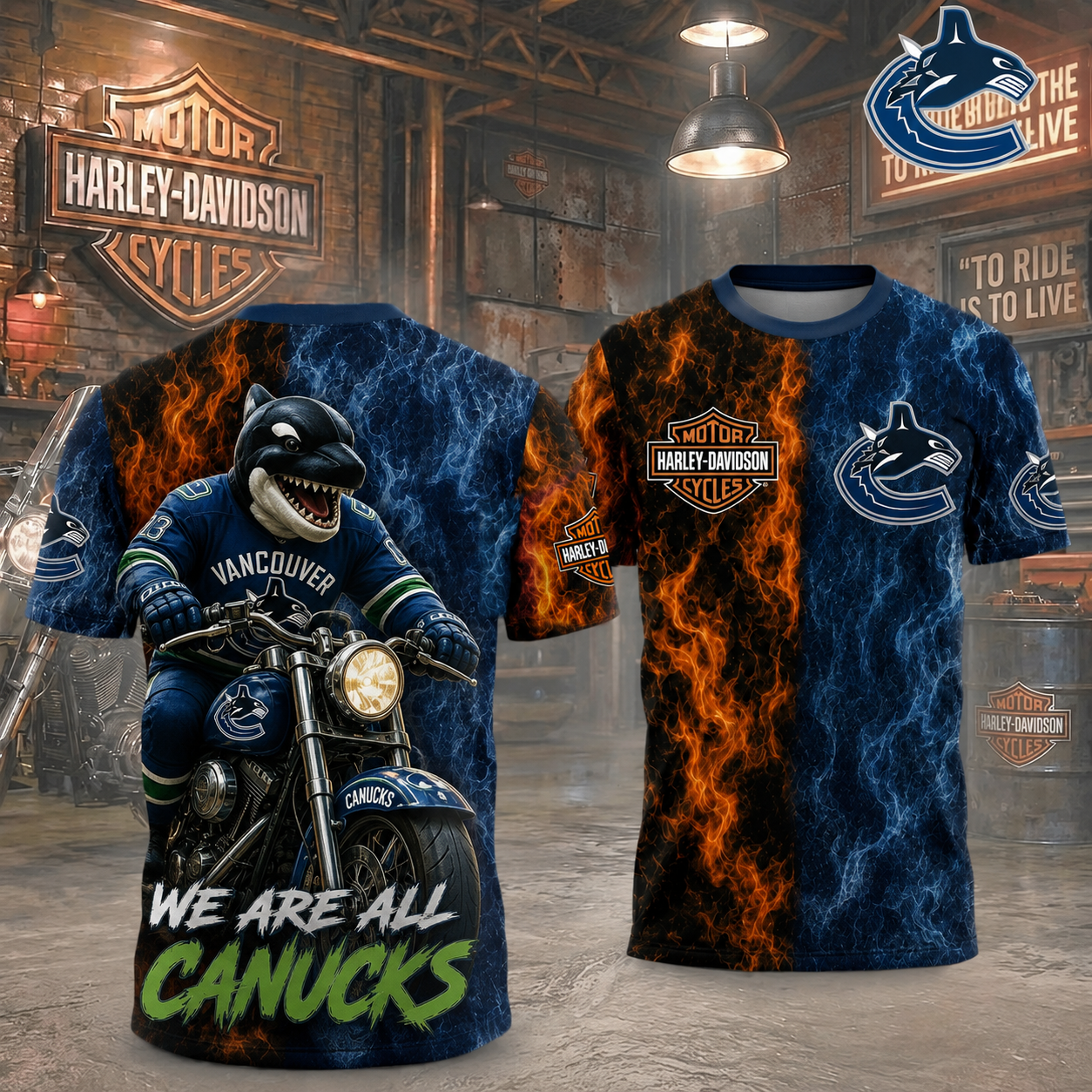 Premium NHL VC Harley Davidson Pride T-shirt V8 NMD CTKT