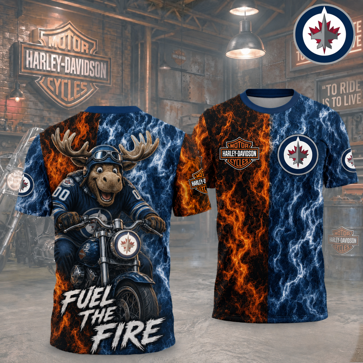 Premium NHL WJ Harley Davidson Pride T-shirt V8 NMD CTKT