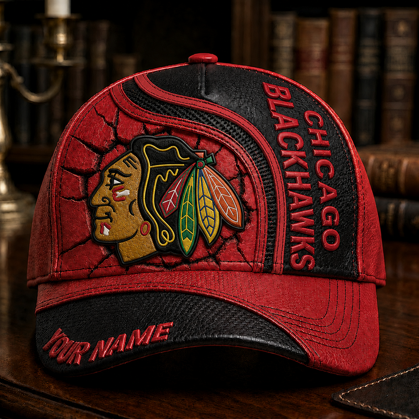 Premium NHL x CHI 3D Cap DATND TANTD 250526
