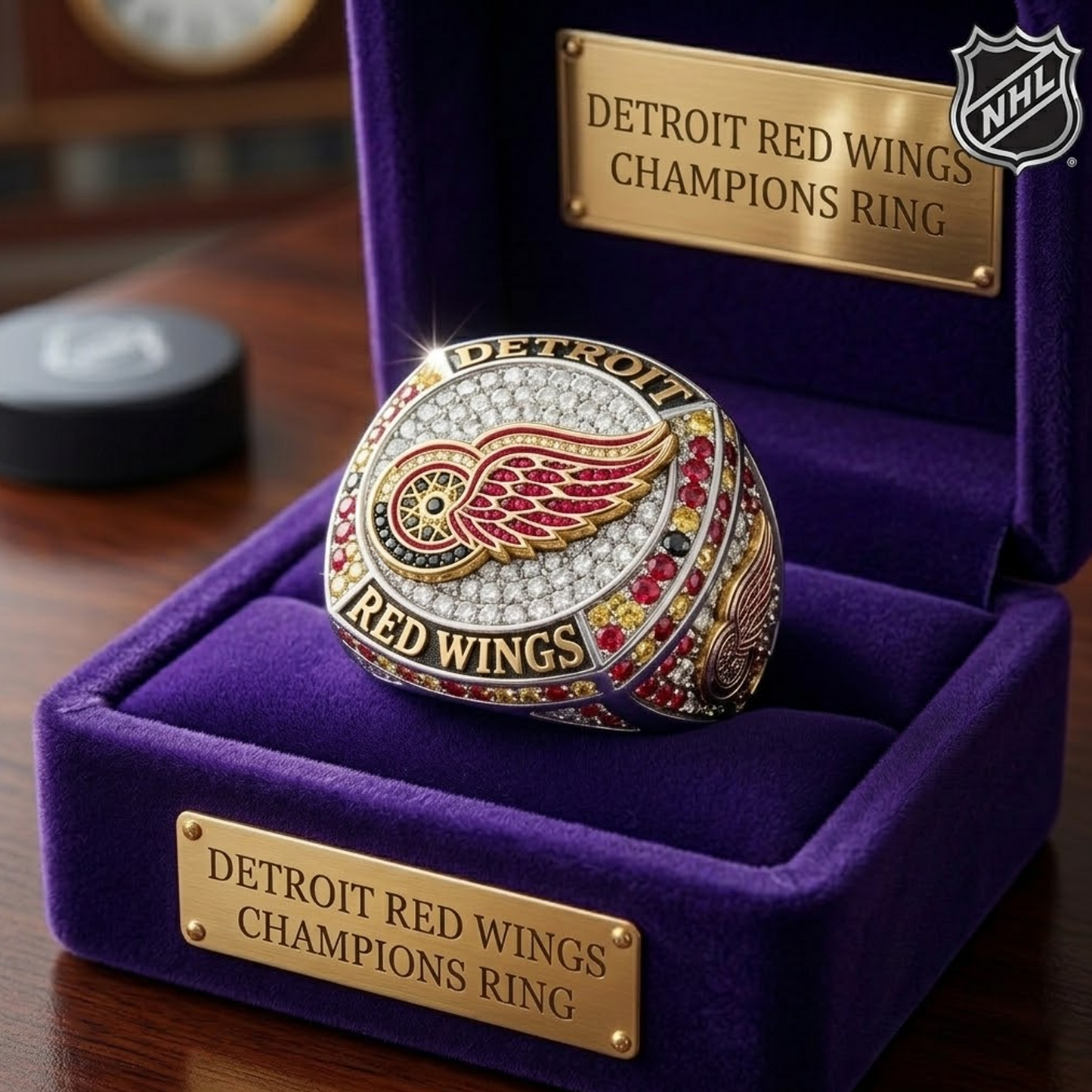 Premium NHL x DET Ring DATND TANTD 220426