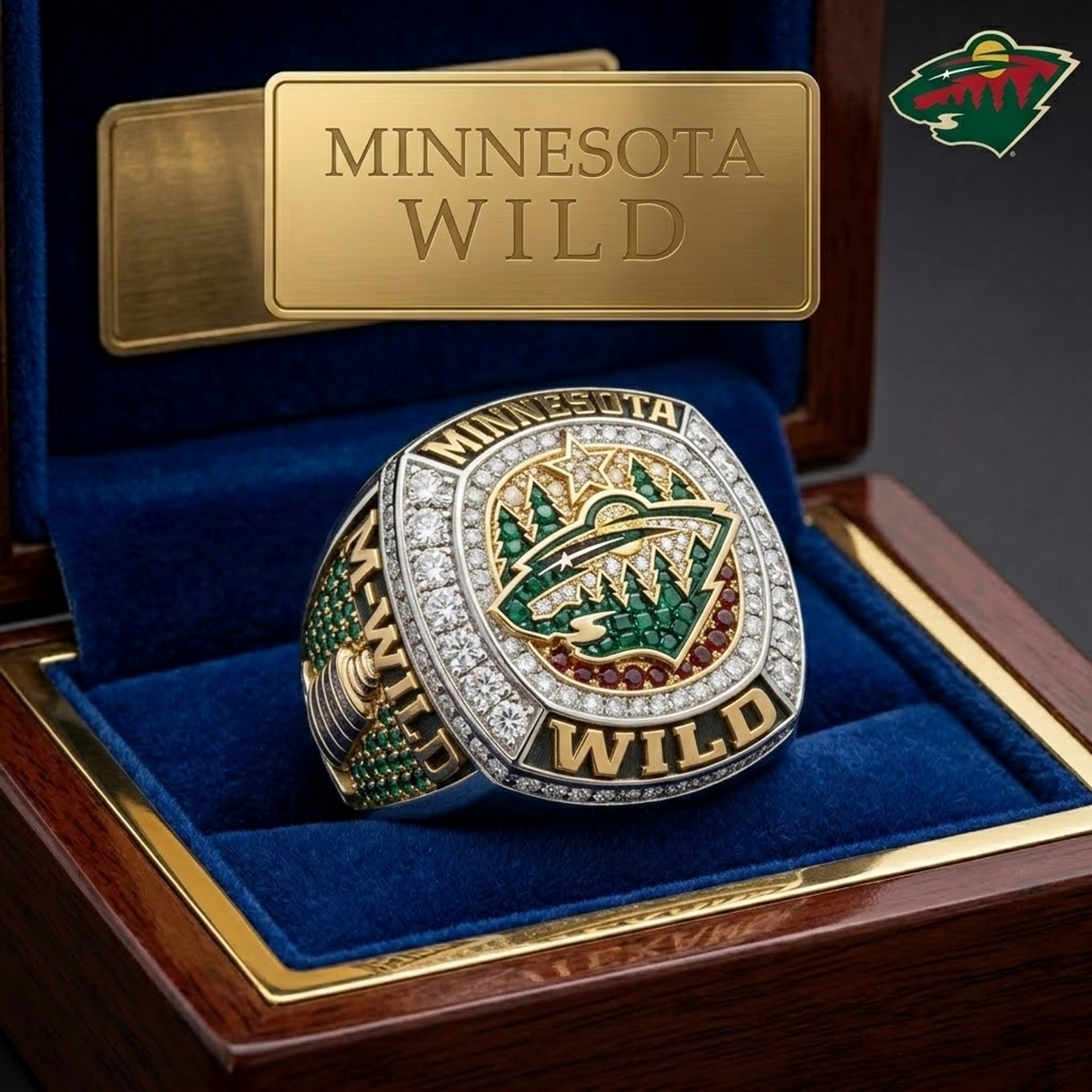 Premium NHL x MIN Ring DATND TANTD 220426