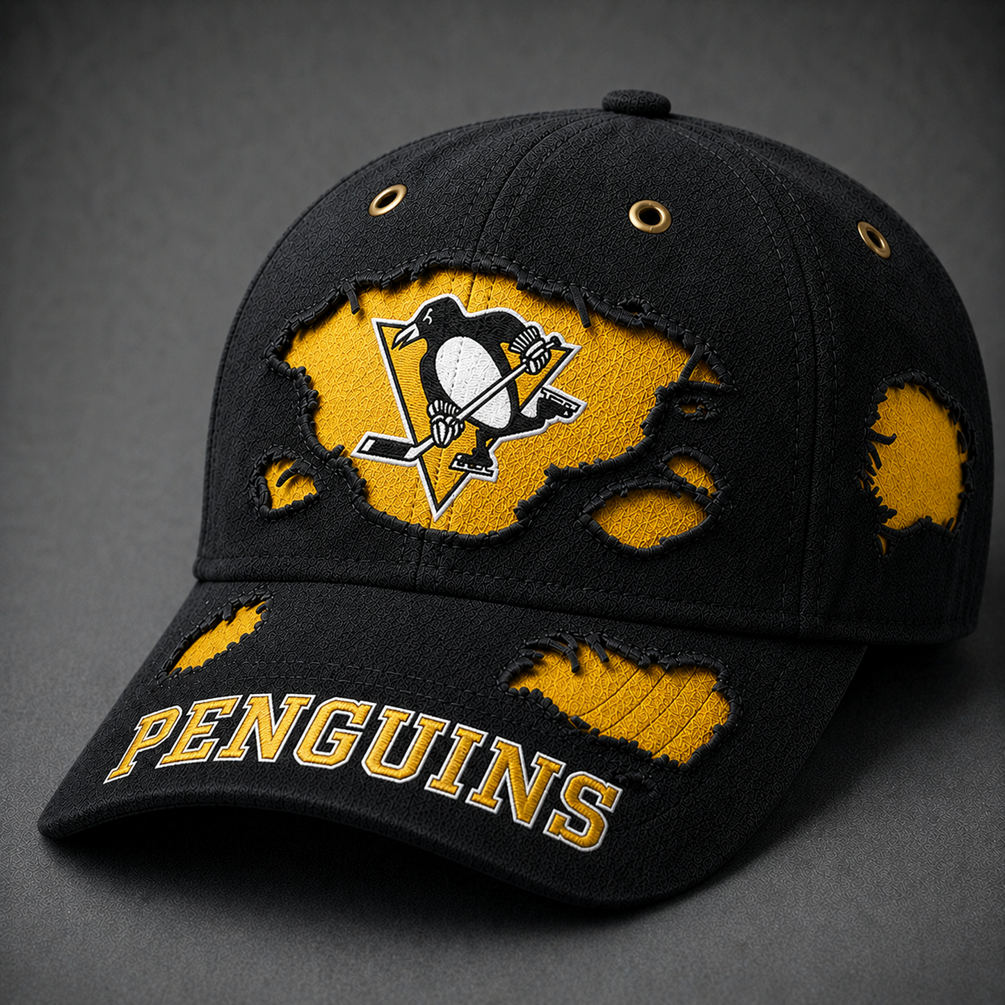 Premium NHL x PIT Scratch Pattern Cap DATND TANTD 260526