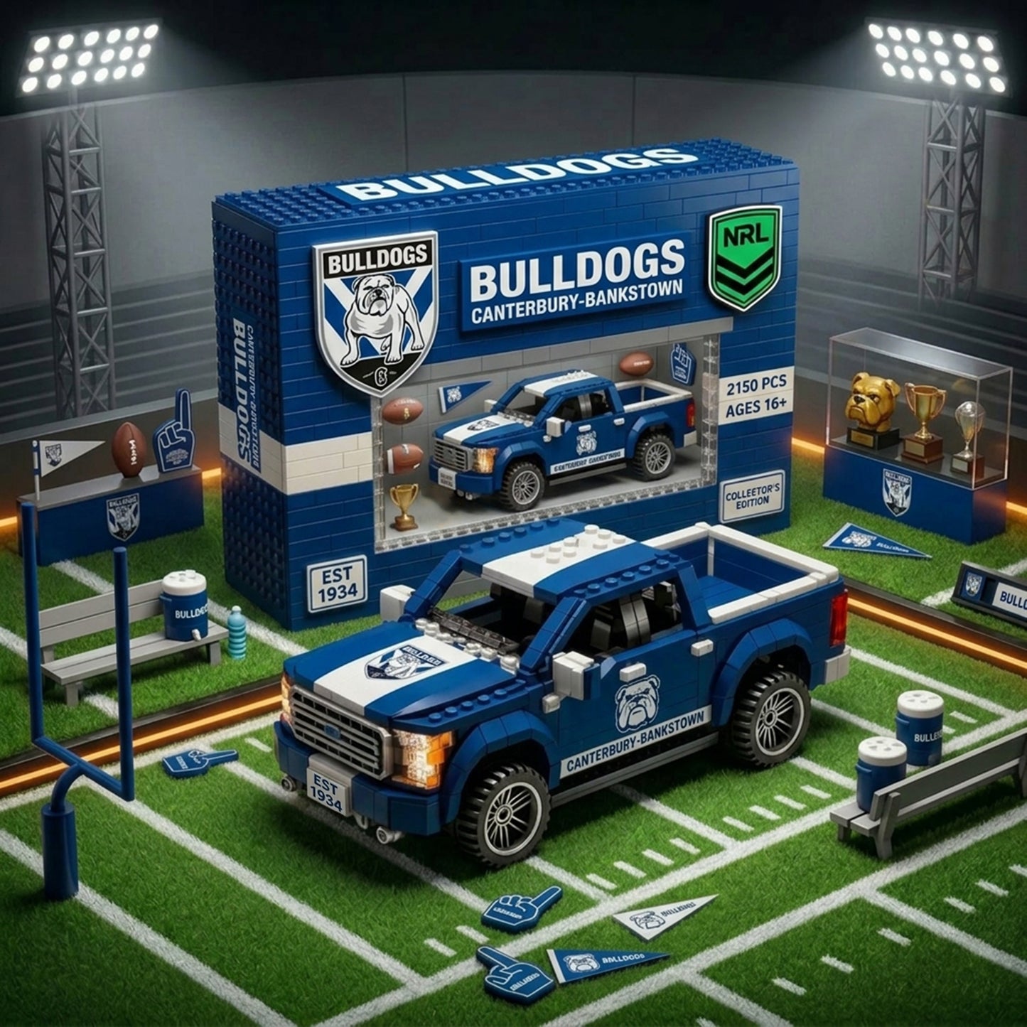 Premium NRL Signature Series x CBB 5D Brick-Build Racing Truck NDT NHM 040526