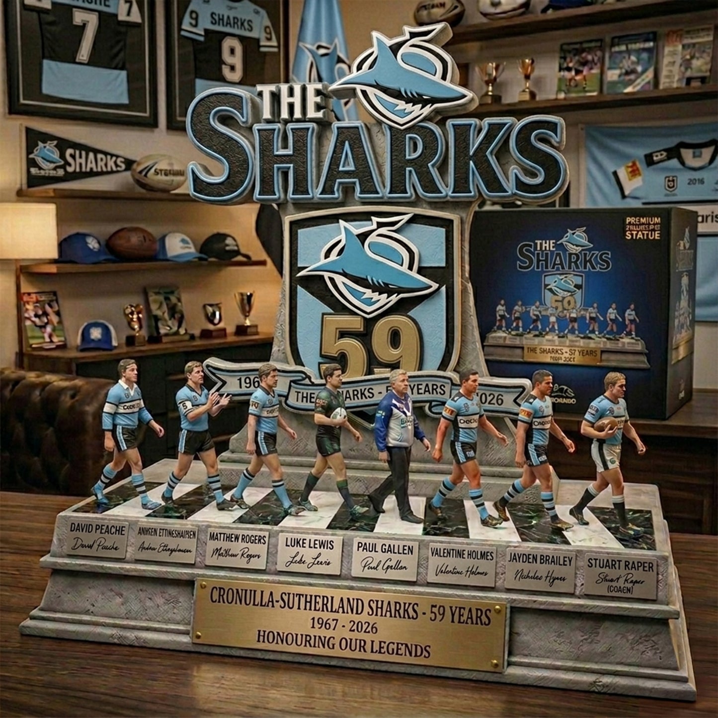 Premium NRL X CSS Acrylic Plaque LIMITED EDITION NDT NHM 040426