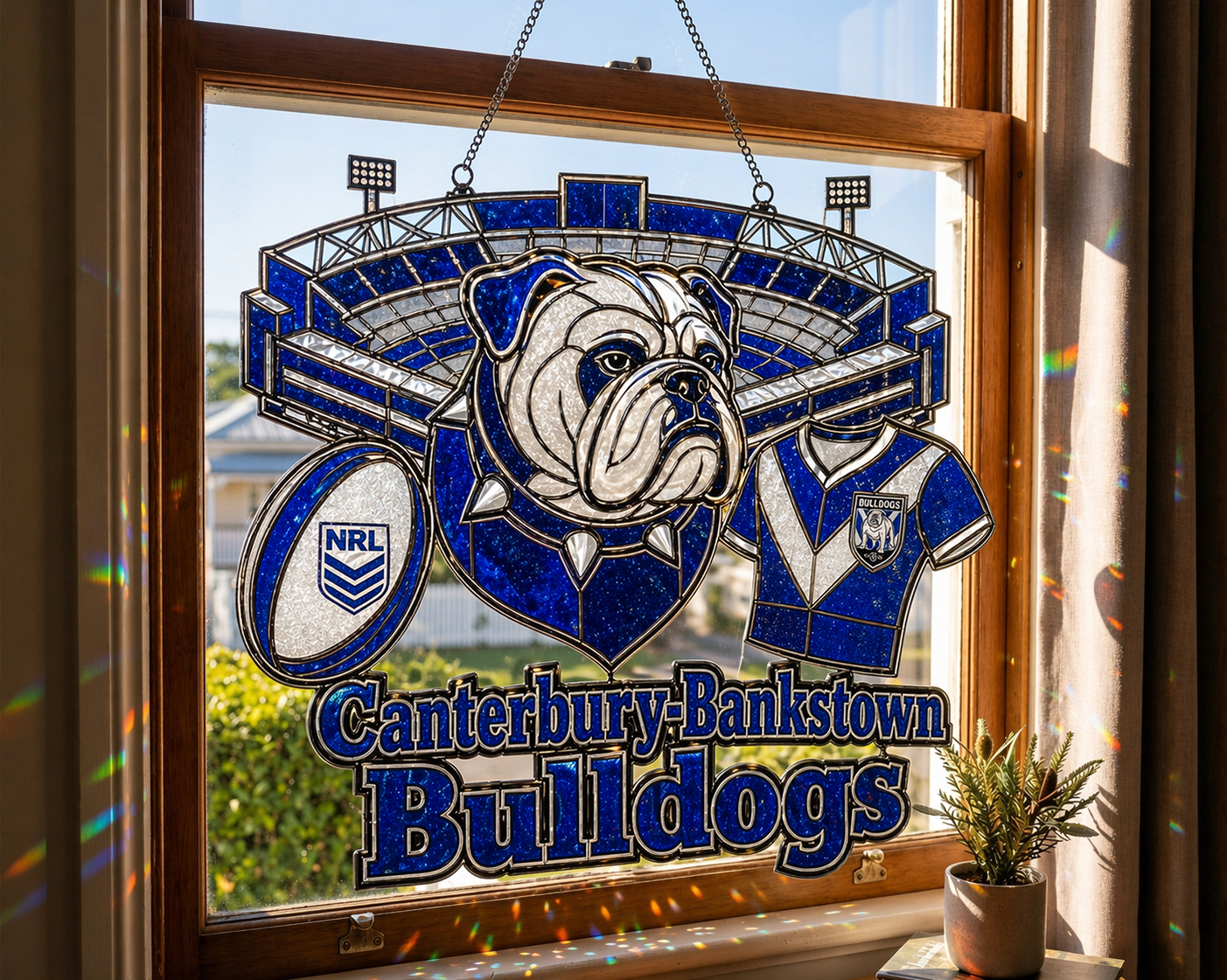 Premium NRL x CB Game Day Suncatcher NDT LVH 210426