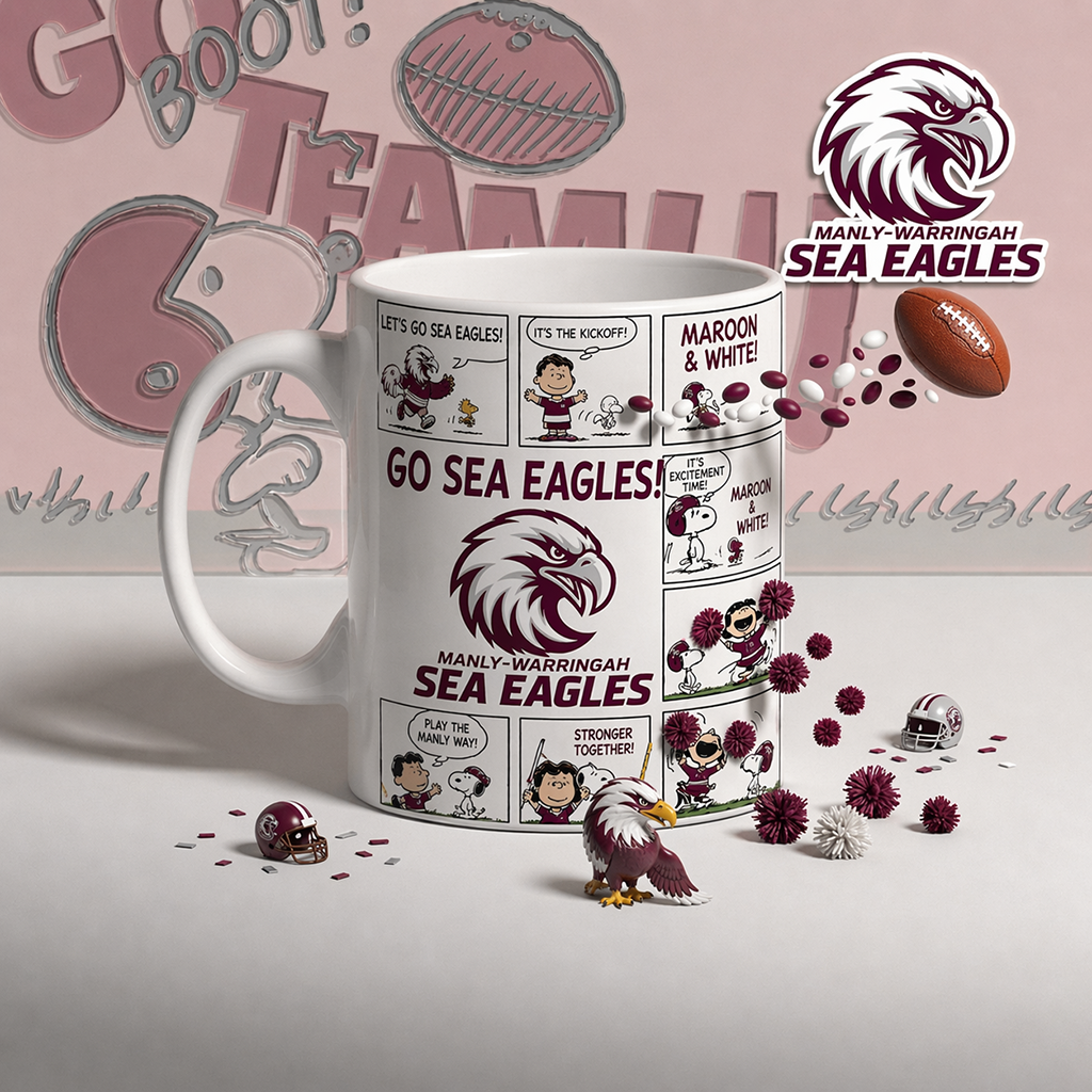 Premium NRL x MSE Peanuts Comic Mug NDT LVH 200426