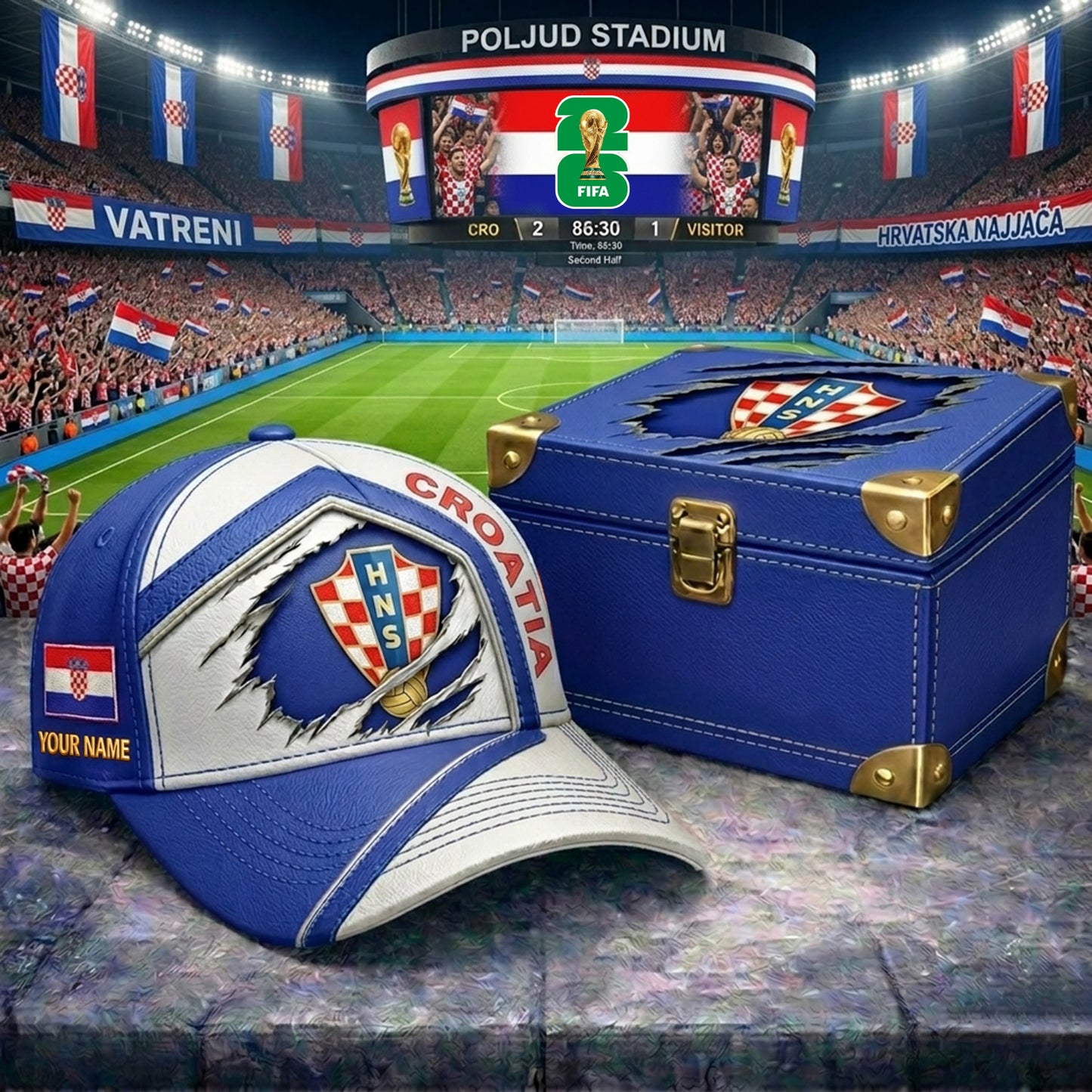 Premium WC26 x CRO CRACK CUSTOME NAME HAT NDT NHM 200526