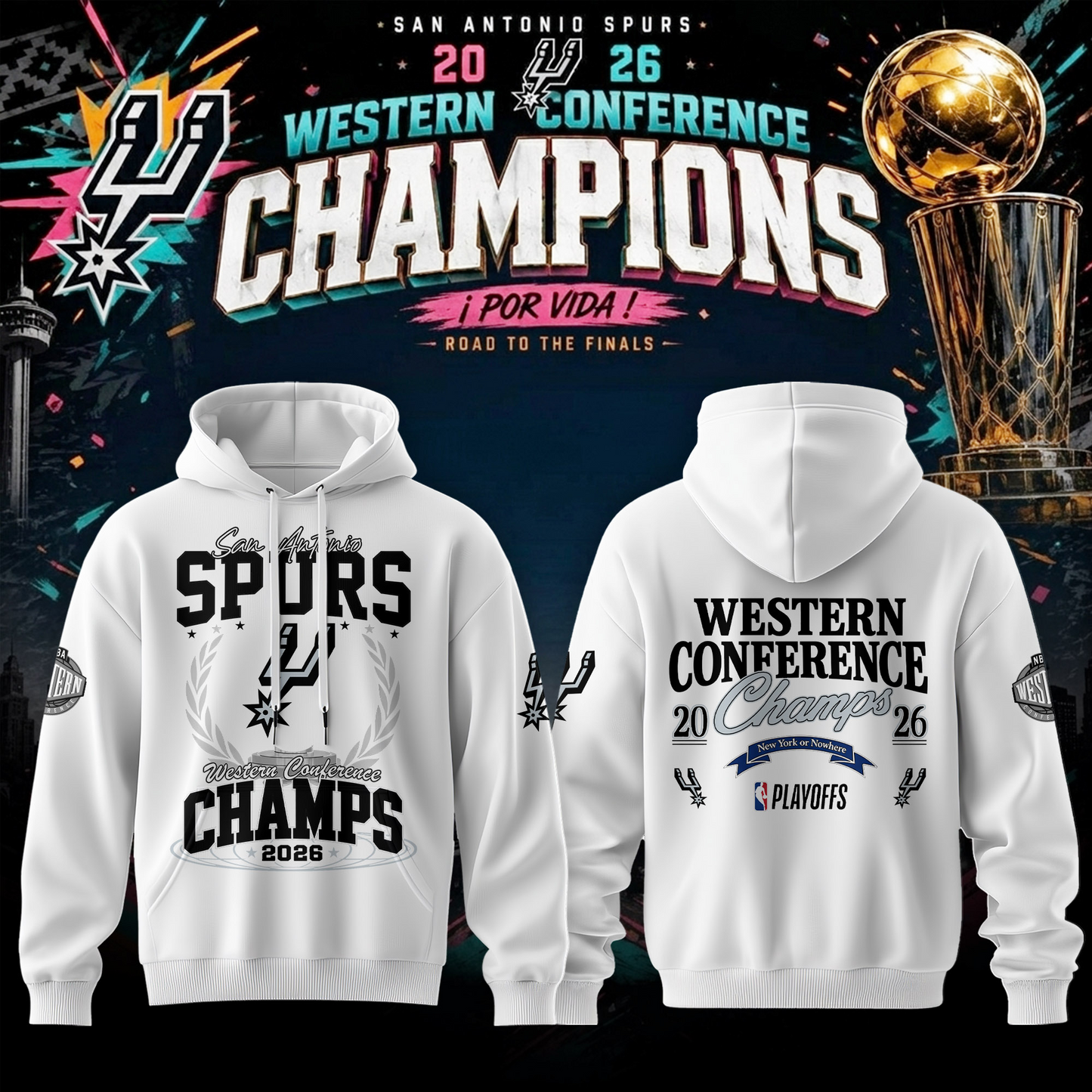 SAS 2026 Western Conference Champions 3D Shirt V6 0206 DatND DVT