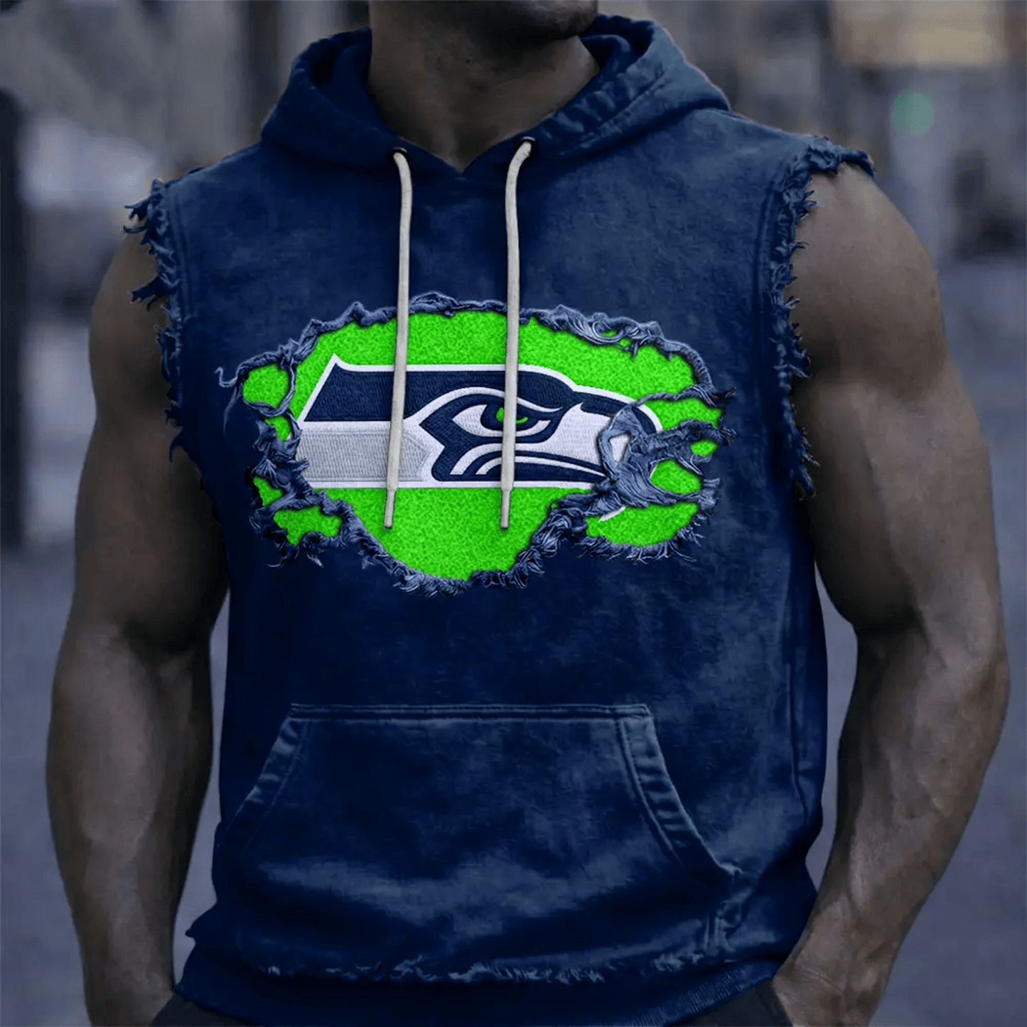 SEA x NFL Men’s Sleeveless Hoodie Tank DATND TANTD 280526