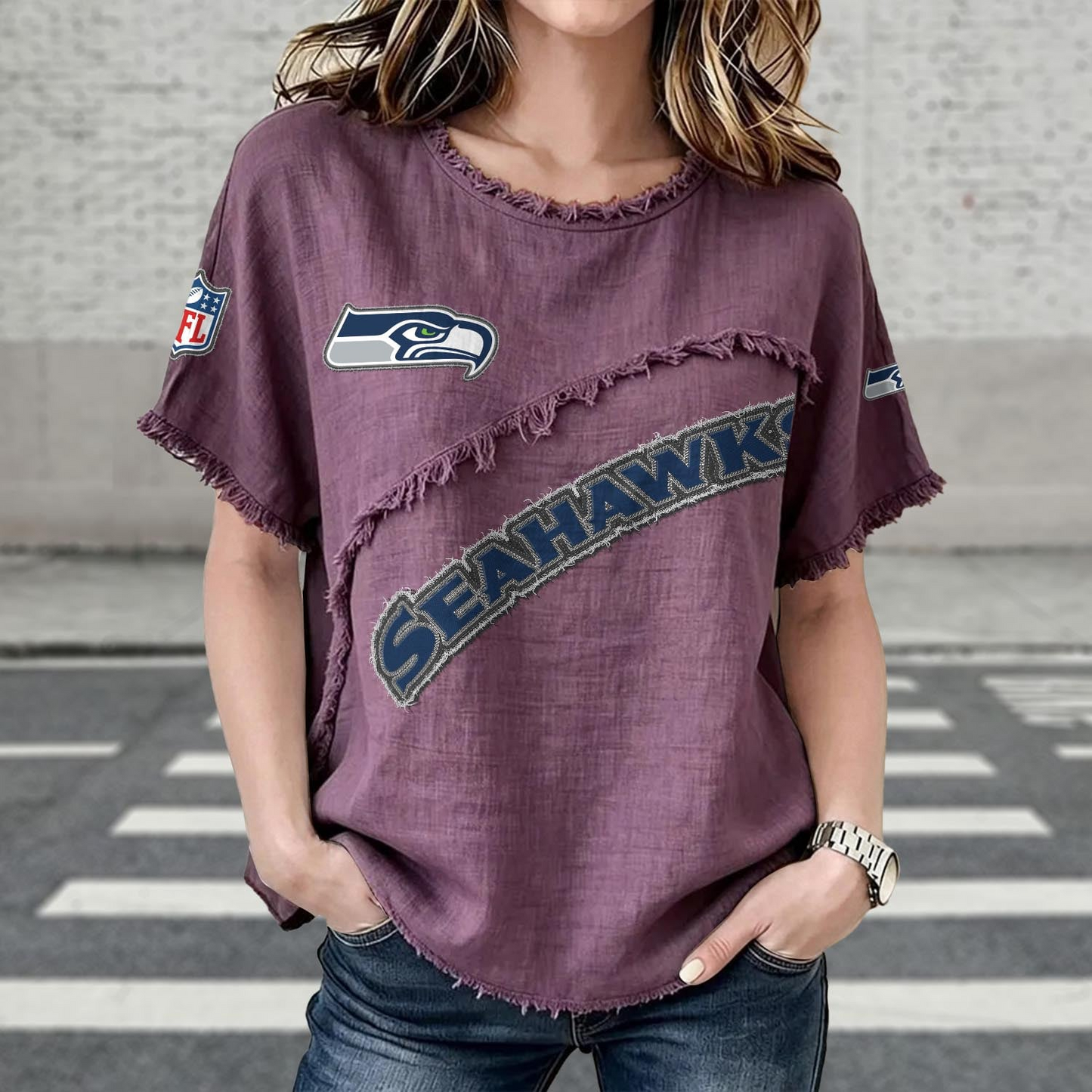 SEA x NFL Women’s Vintage O-Neck 2905 DatND DVT