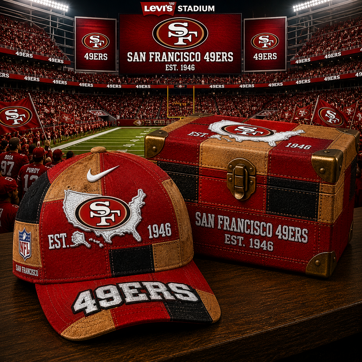 SF x NFL Premium Heritage Game Day Classic Cap 1505 DatND DVT