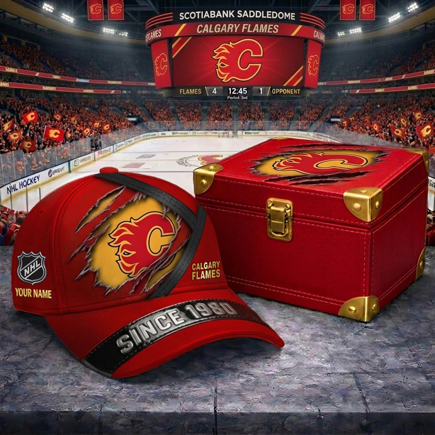 Signature Series NHL x CF BESPOKE CRACK CUSTOM NAME HAT V3 NDT NHM 270426