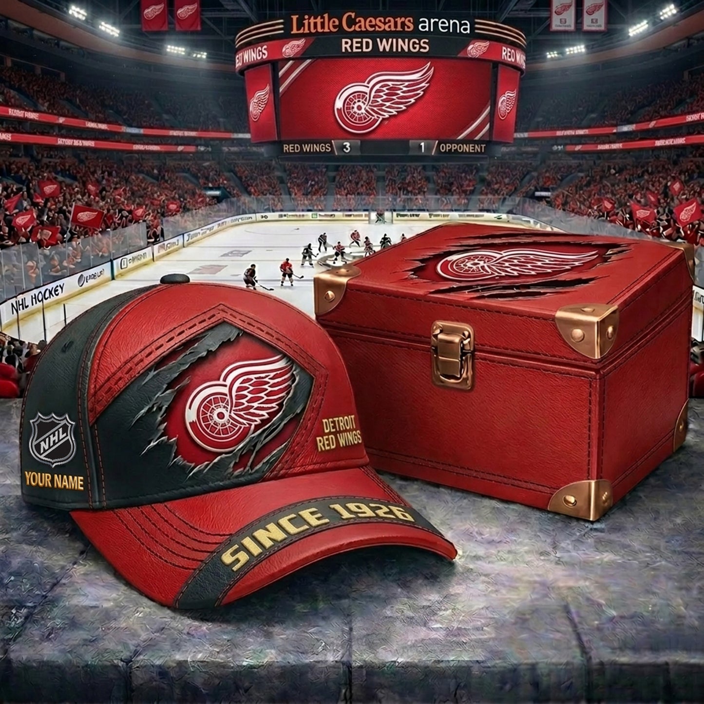 Signature Series NHL x DRW BESPOKE CRACK CUSTOM NAME HAT V1 PLUS NDT NHM 250426