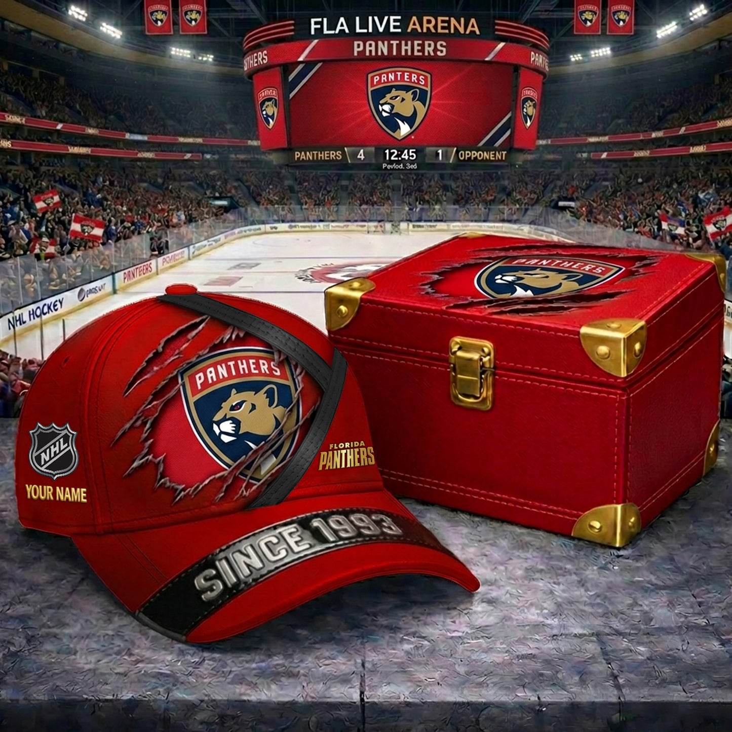 Signature Series NHL x FP BESPOKE CRACK CUSTOM NAME HAT V3 NDT NHM 270426