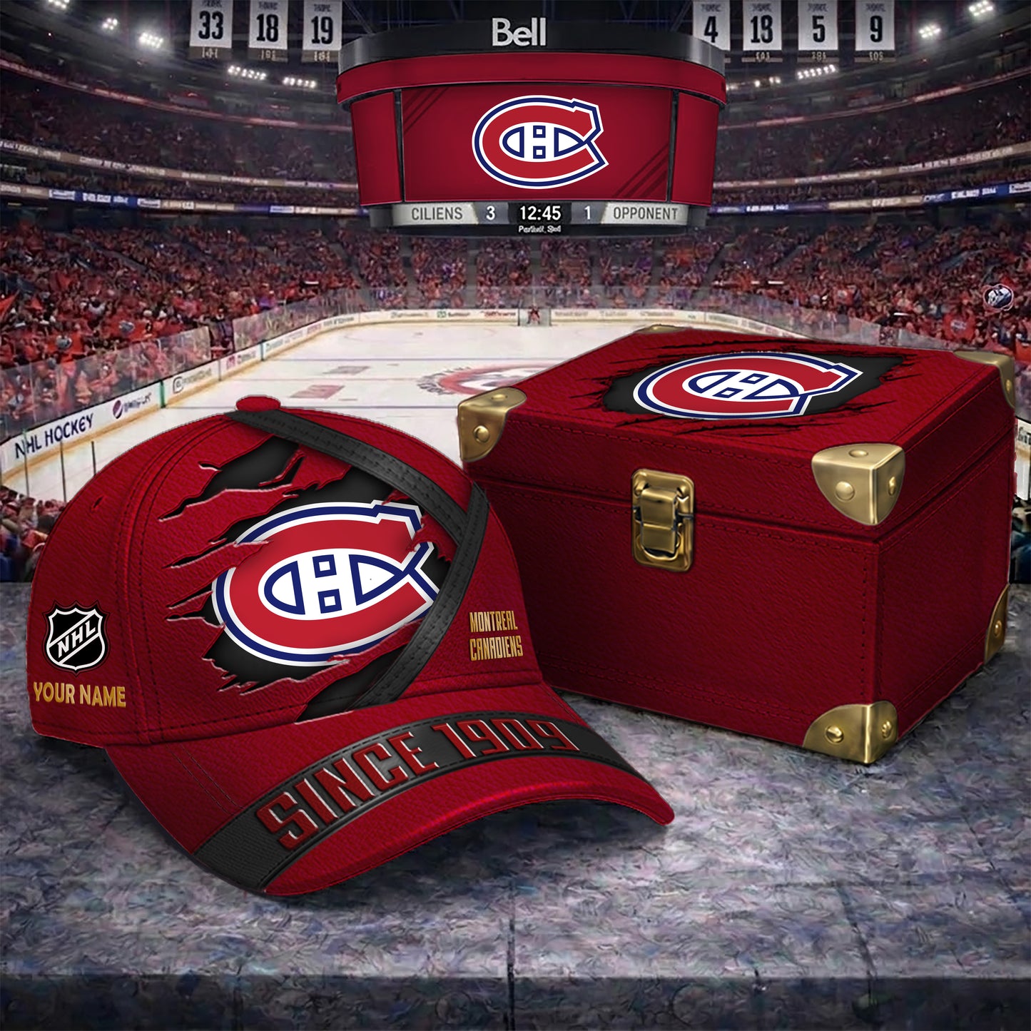 Signature Series NHL x MC BESPOKE CRACK CUSTOM NAME HAT V2 PLUS NDT NTN 250426