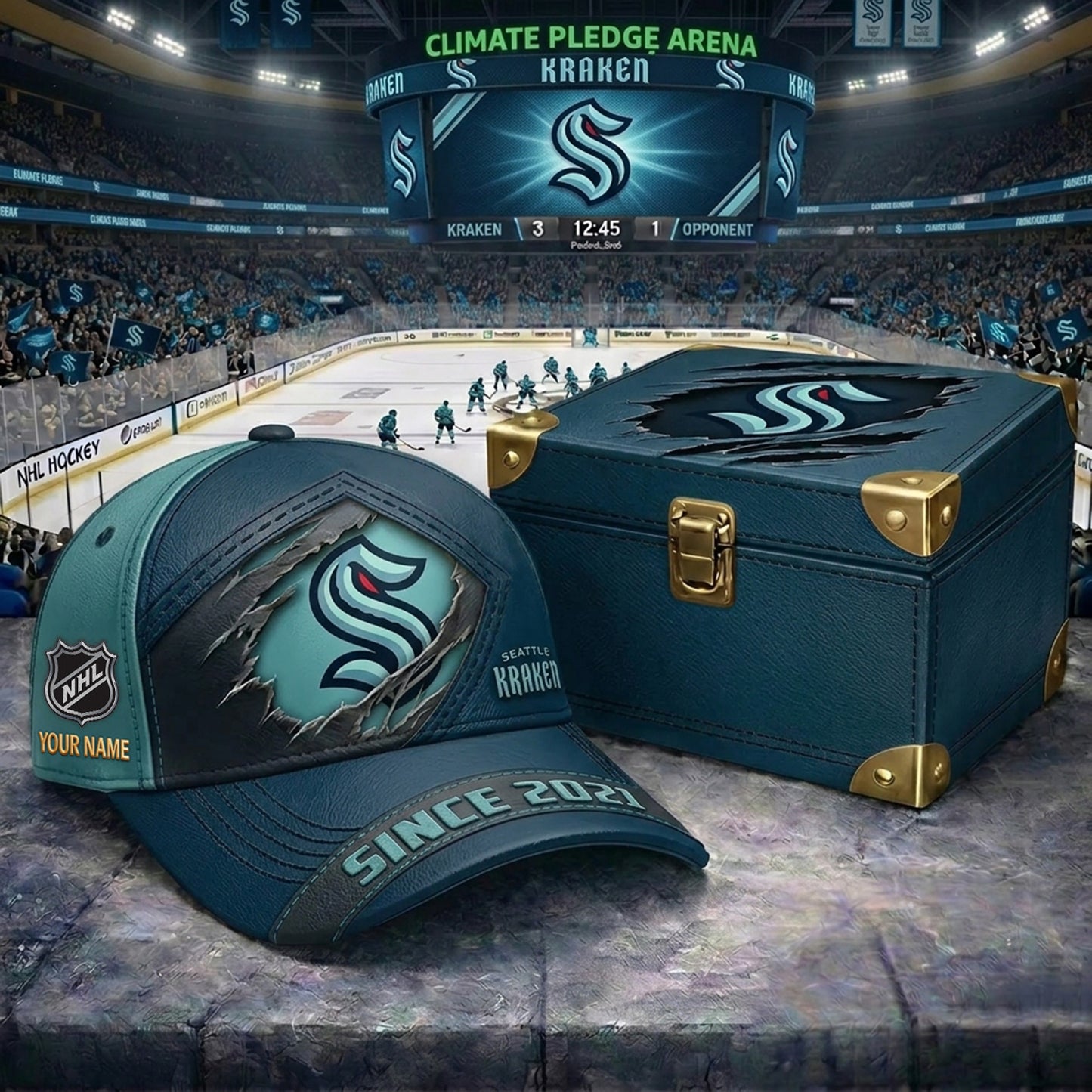 Signature Series NHL x SK BESPOKE CRACK CUSTOM NAME HAT V1 PLUS NDT NHM 250426