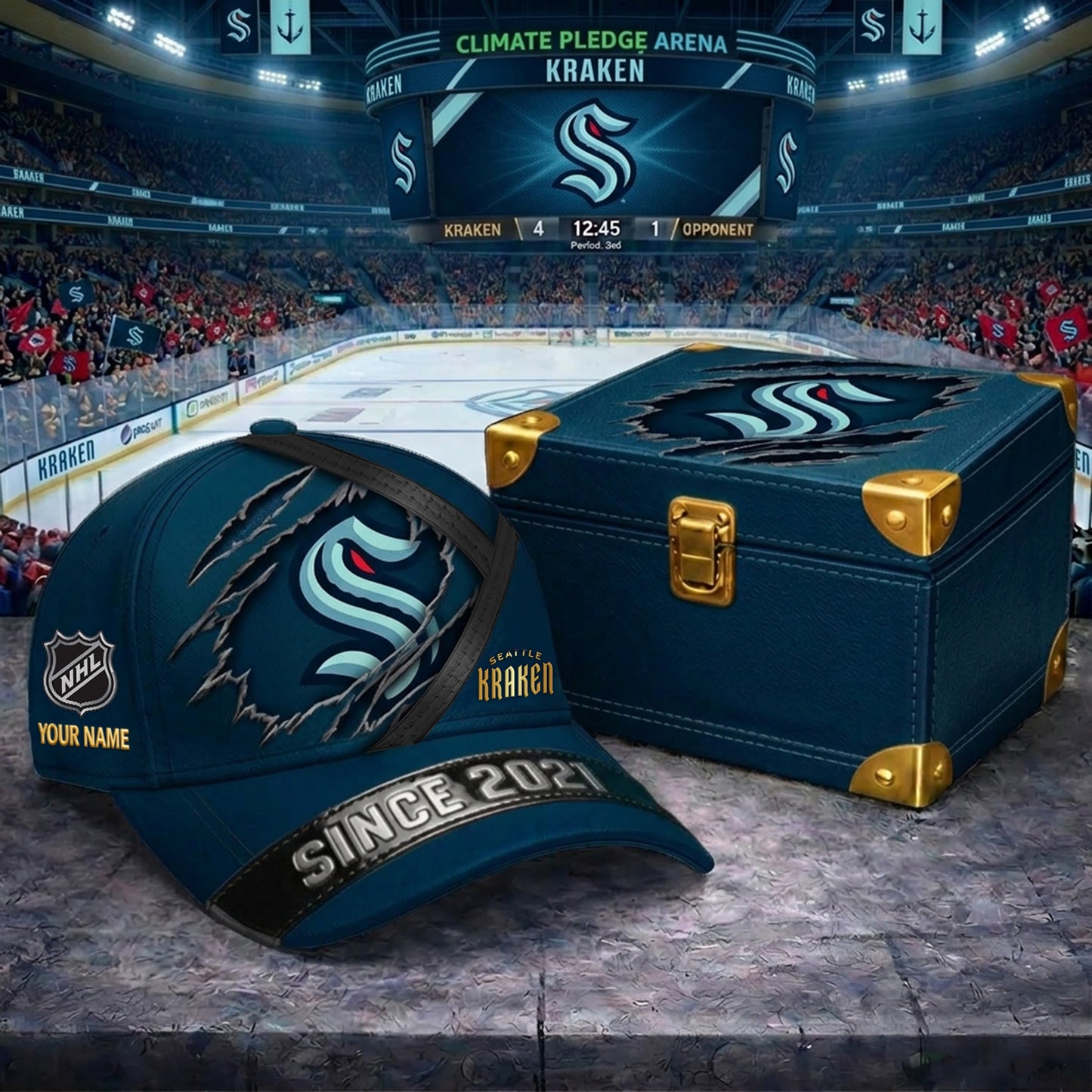 Signature Series NHL x SK BESPOKE CRACK CUSTOM NAME HAT V3 NDT NHM 270426