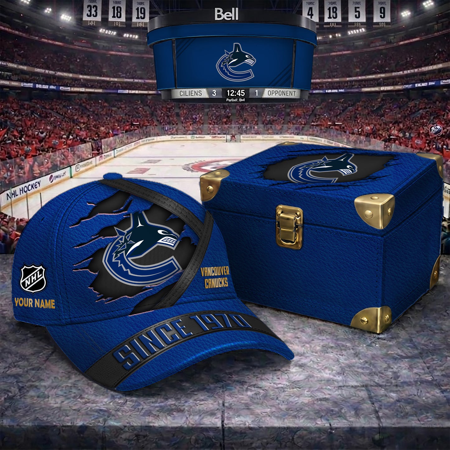 Signature Series NHL x VC BESPOKE CRACK CUSTOM NAME HAT V2 PLUS NDT NTN 250426