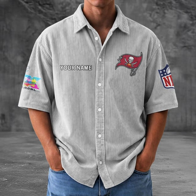 TBB x NFL Men Seersucker Button Shirt DDT NTL