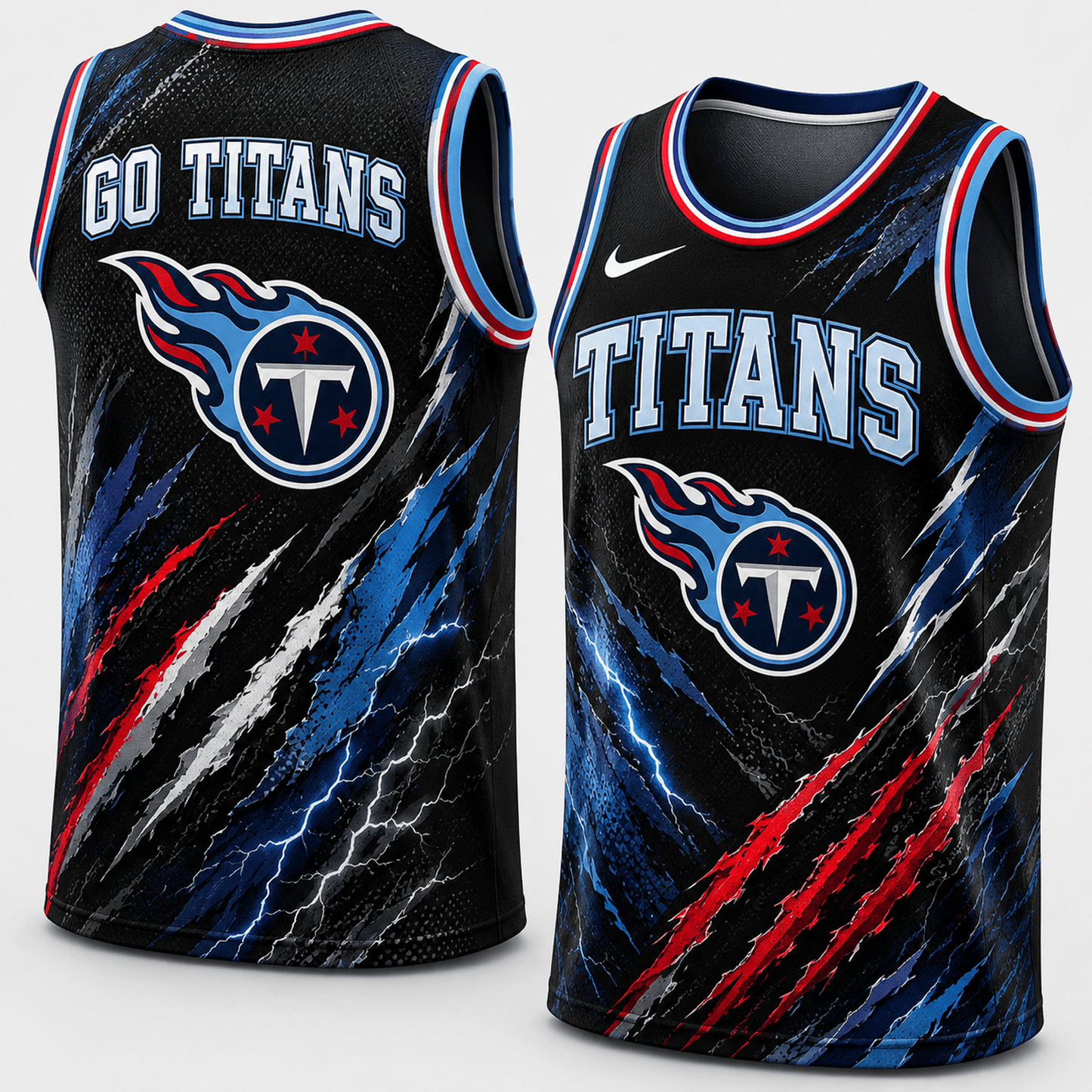 TEN Premium NFL Abstract Scratch Sports Tank Top 1306