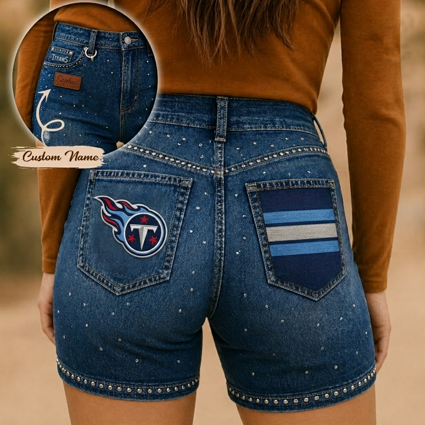 TEN x NFL Premium High Waisted Biker Shorts 0905 DatND DVT