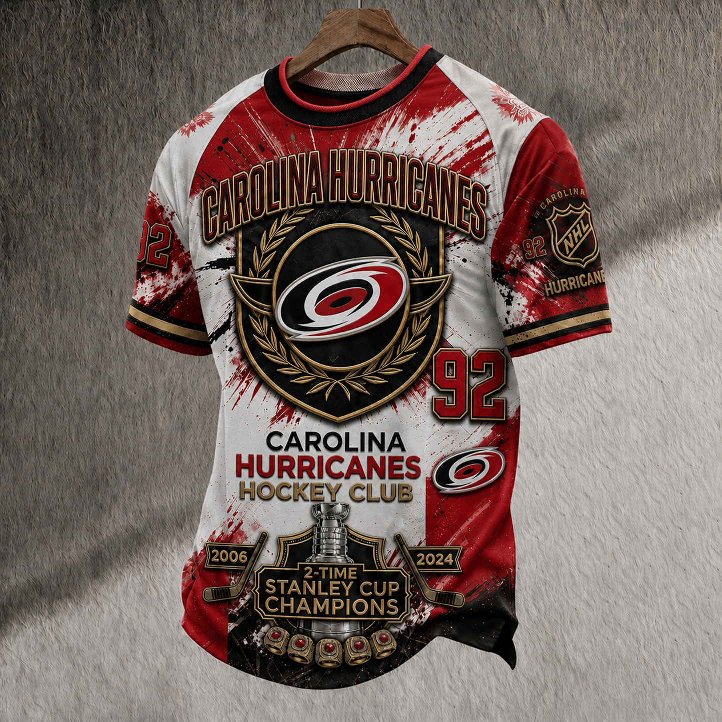 Unisex CAR x NHL Inspired Trendy T-shirt DATND TANTD 150525