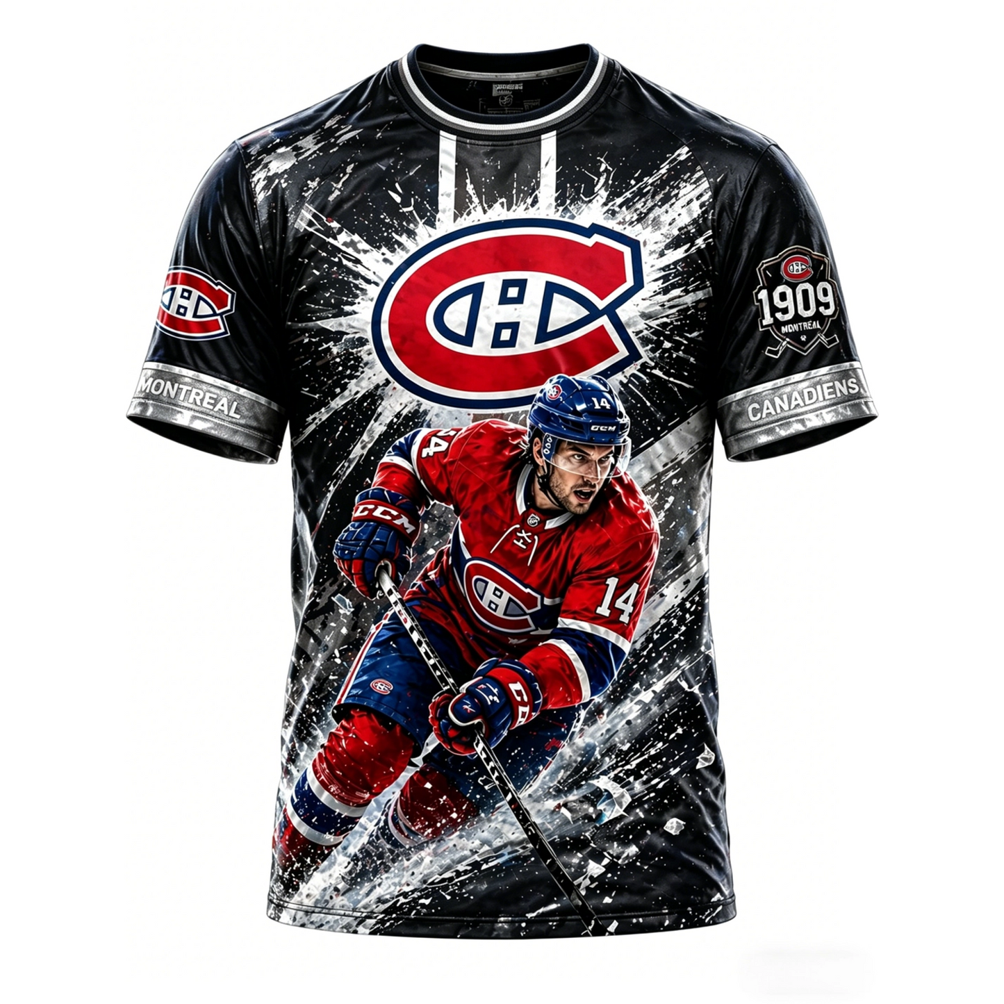 Unisex MC x NHL Inspired Trendy T-shirt V1 DATND TANTD 140526