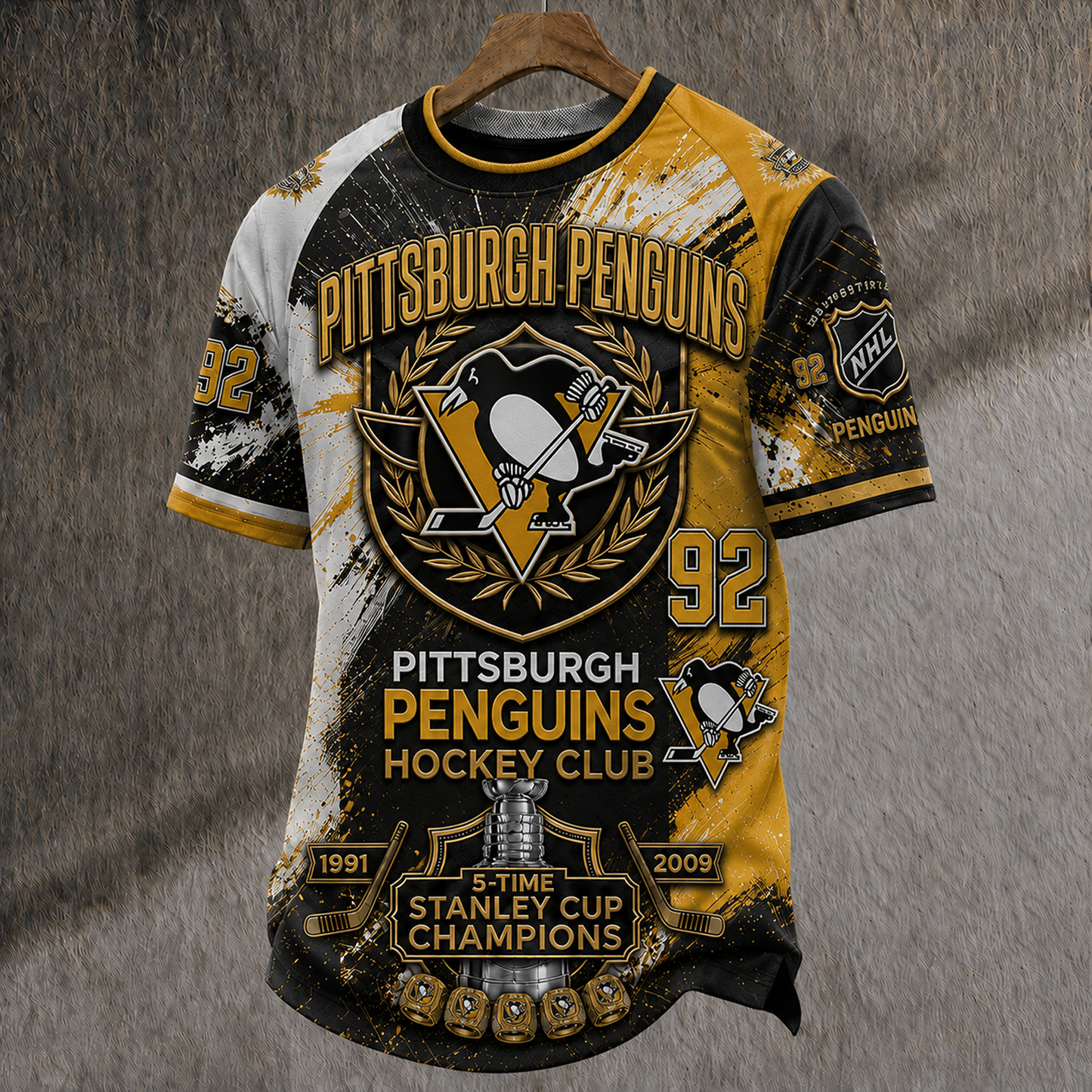 Unisex PIT x NHL Inspired Trendy T-shirt DATND TANTD 150525