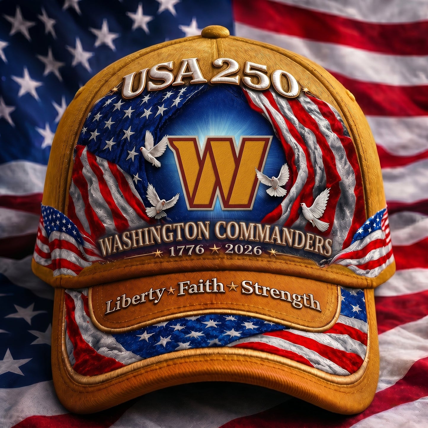 Premium NFL x WC 250 Years Anniversary Of Freedom Cap 220626