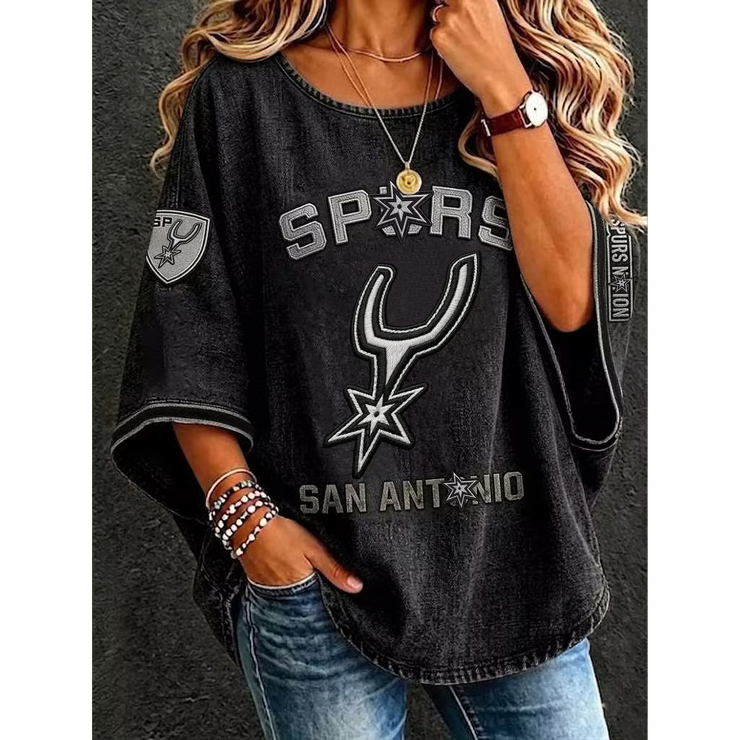 Women'S SAS x NBA Basketball Fan T-Shirt V2 DATND TANTD 020626