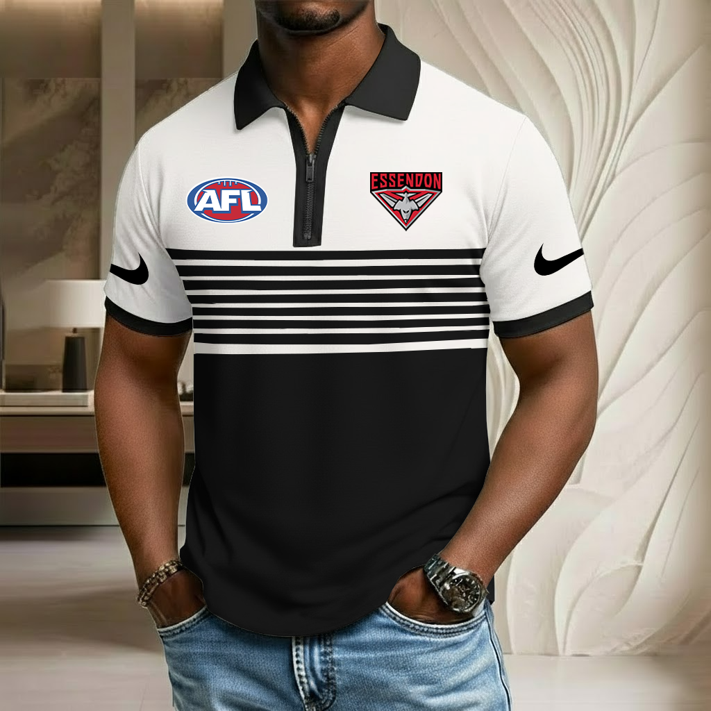 AFL x ESS Sport Zip Polo Golf Shirt HLP HLPHUONG