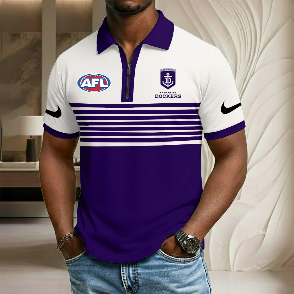 AFL x FRE Sport Zip Polo Golf Shirt HLP HLPHUONG
